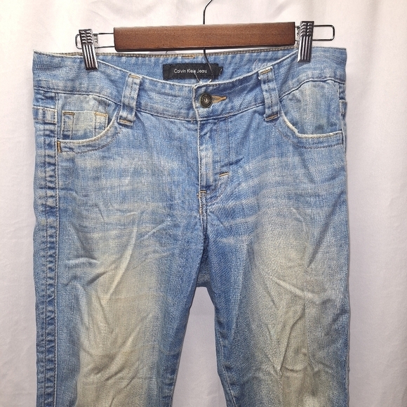 Calvin Klein jeans embroidered flap back pocket size 8 - Picture 2 of 6